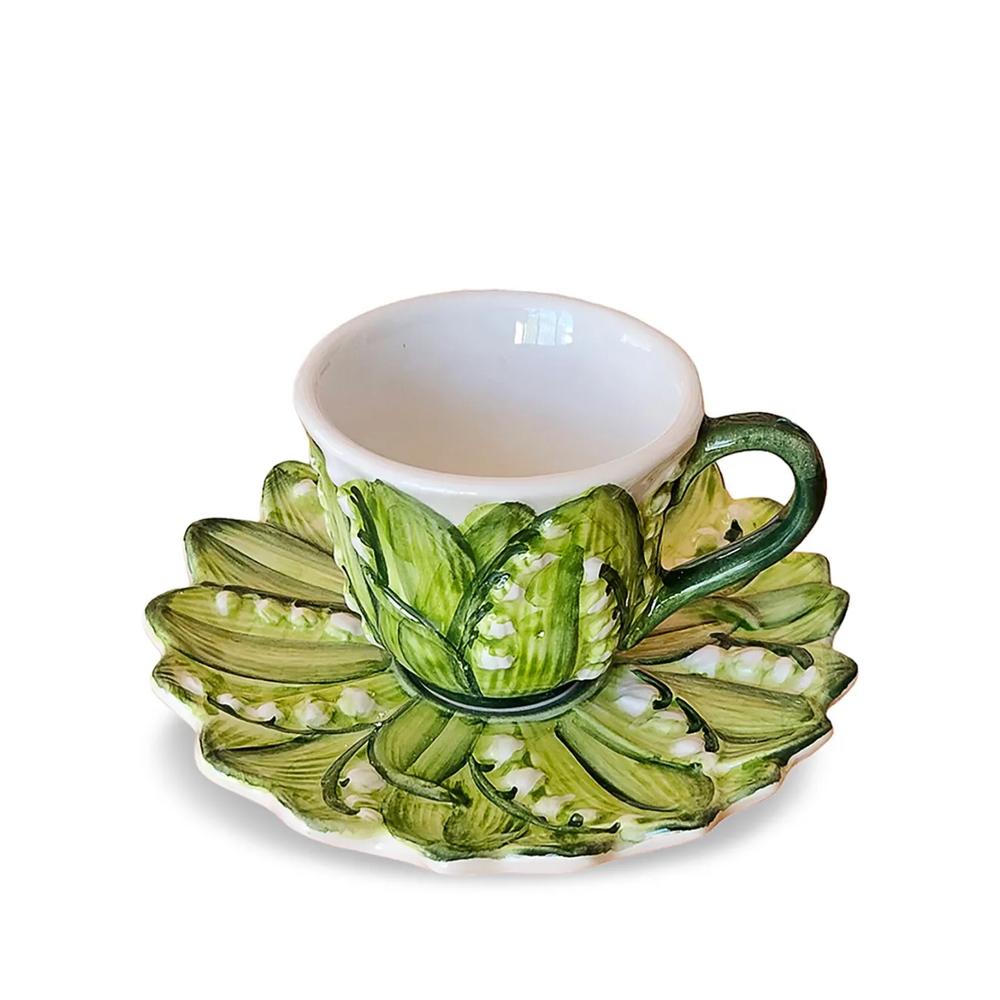 Кофейная чашка и блюдце Lily Of The Valley 1