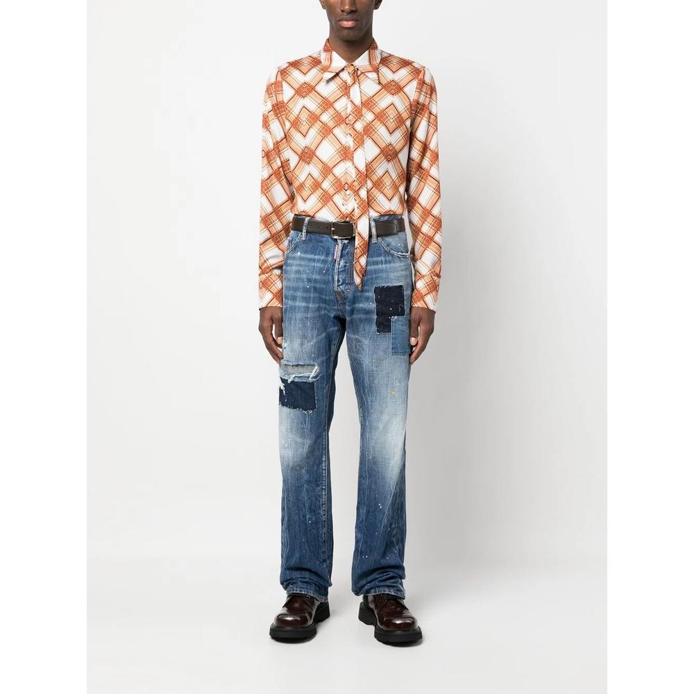 check print buttoned shirt 2