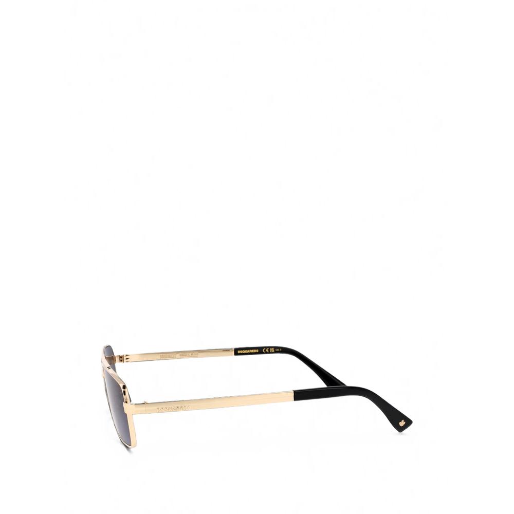 double-bridge rectangle-frame sunglasses 3
