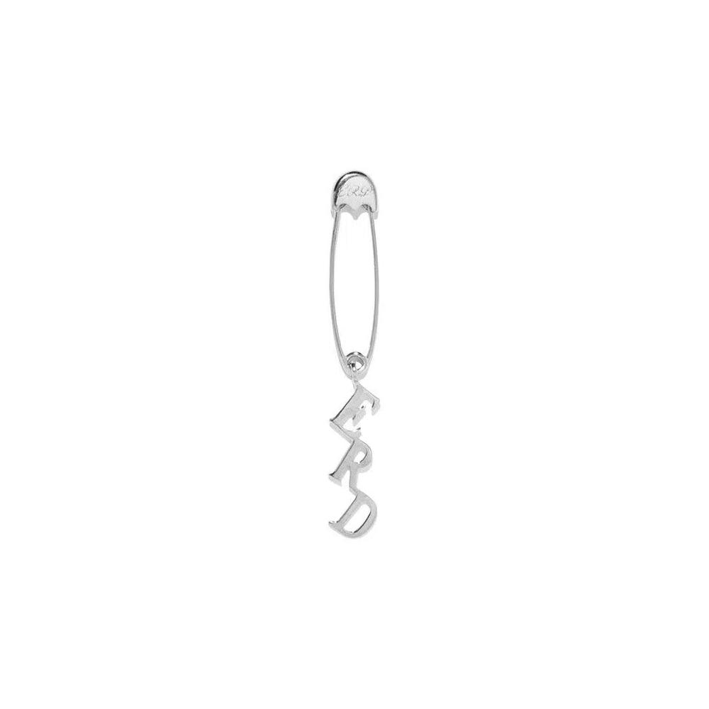 Серьги Enfants Riches Déprimés Charm Safety Pin Earring 'Silver' 1