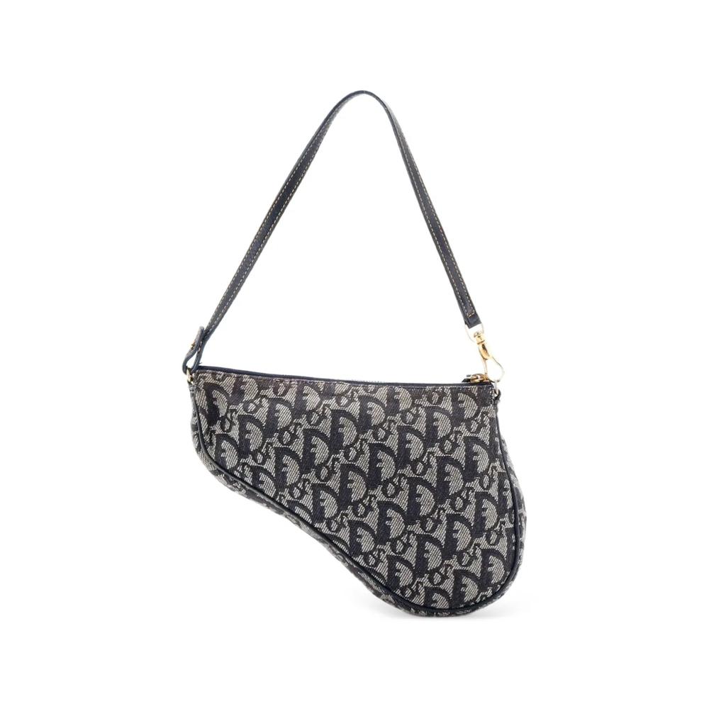 Мини-клатч Vintage Saddle Bag Diorissimo Canvas 2