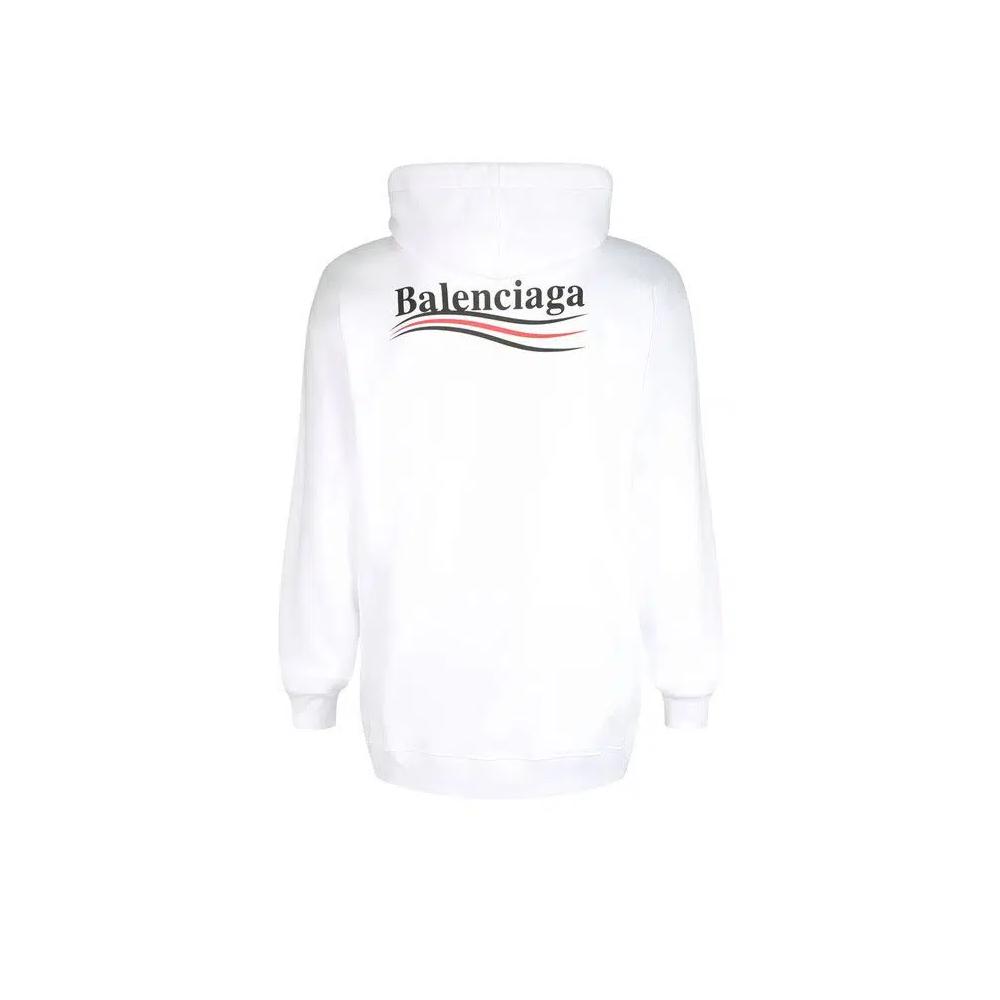 Худи Balenciaga Political Campaign Medium Fit Hoodie 'White/Black' 2