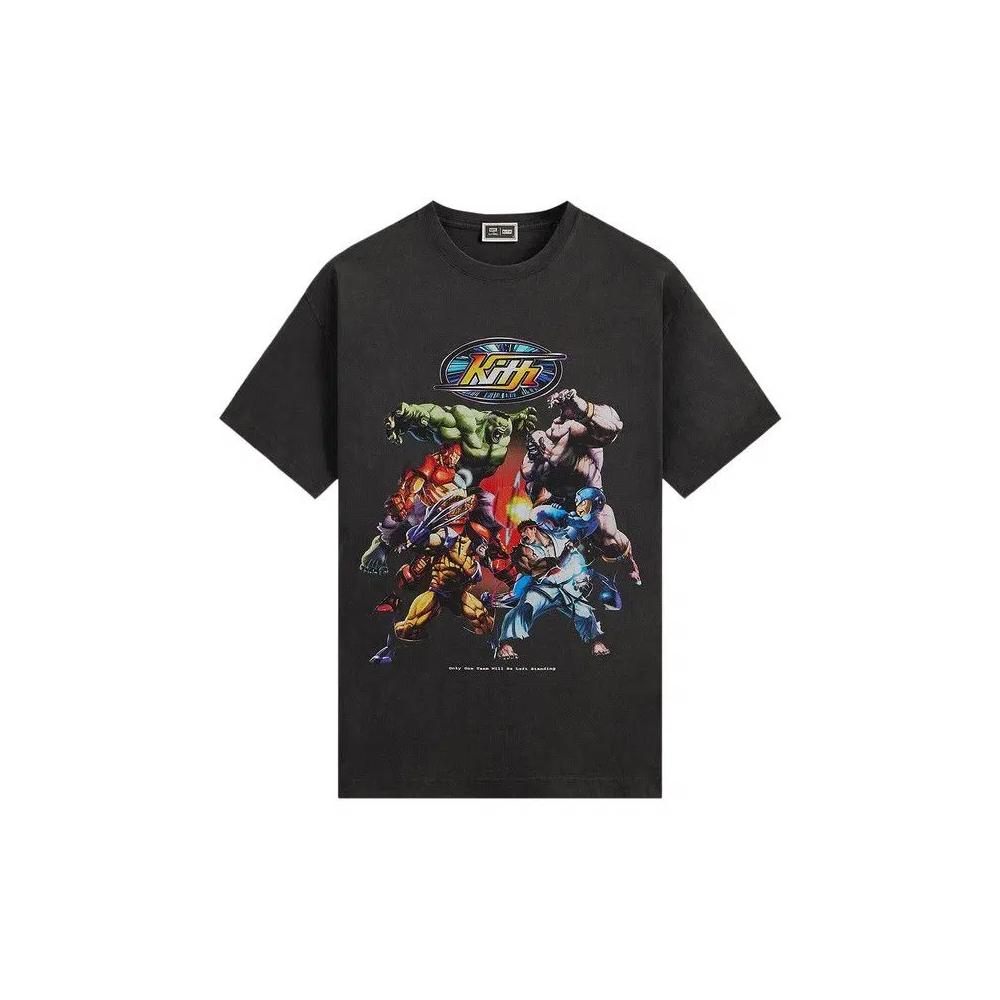 Футболки Kith x Marvel vs. Capcom Final Fight Vintage Tee 'Black' 1
