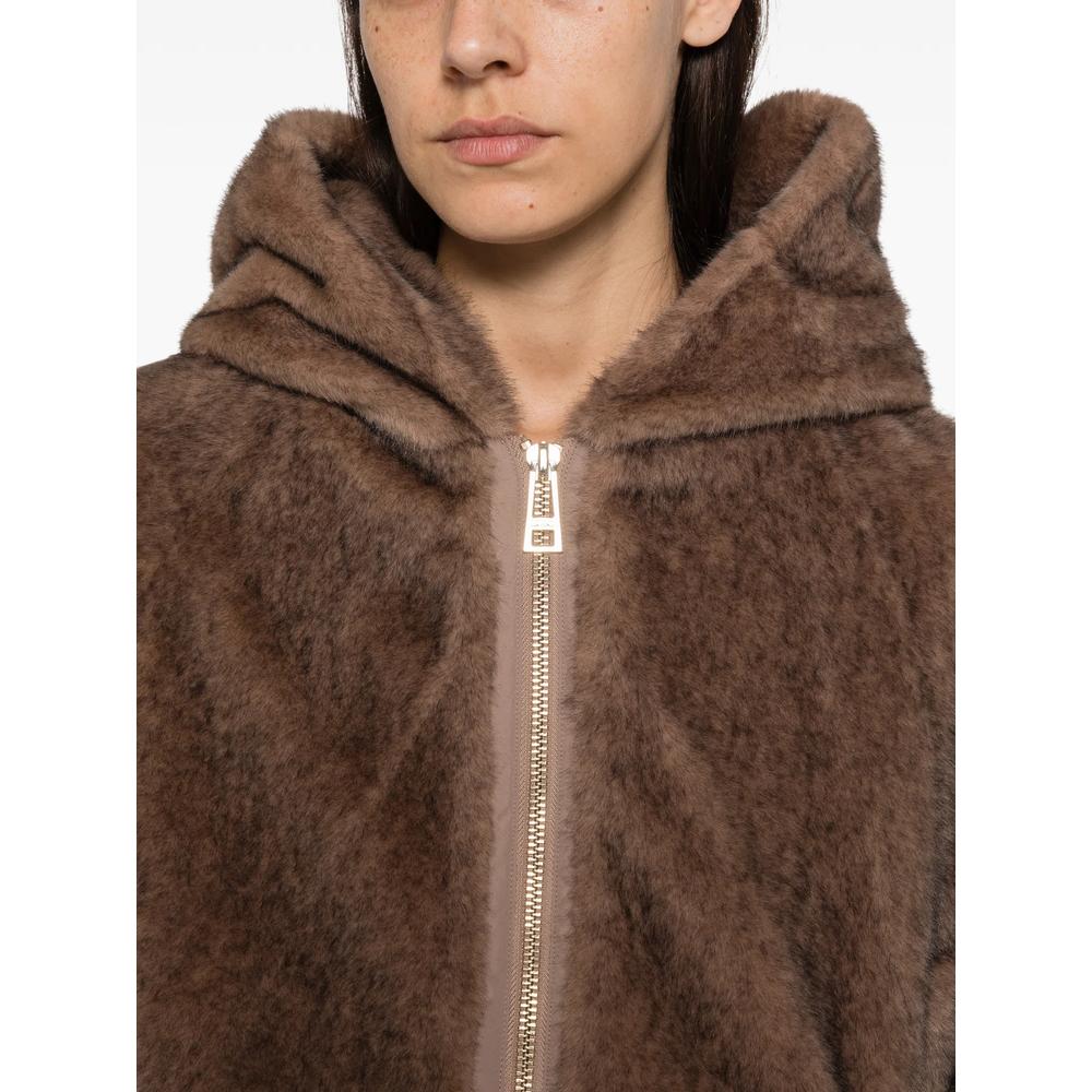 faux-fur hooded jacket 4