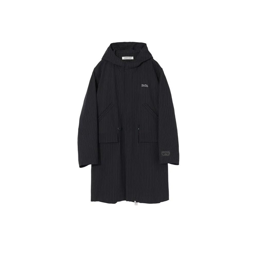Пальто Coats Undercover Hooded Drawstring Long Coat 'Navy' 1