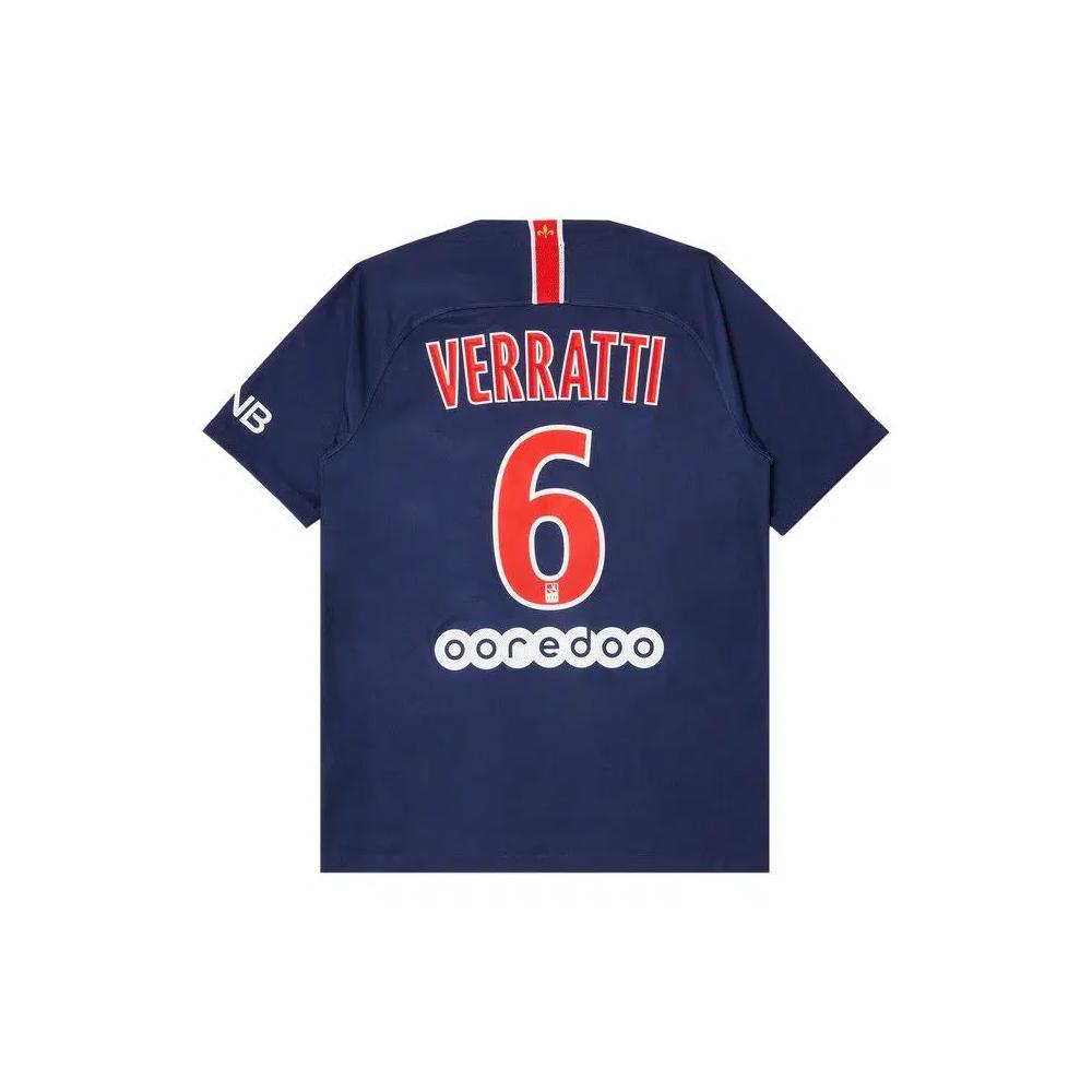 Футболки Pre-Owned Paris Saint-Germain Verratti #6 Home Stadium Jersey 'Blue/Red' 1