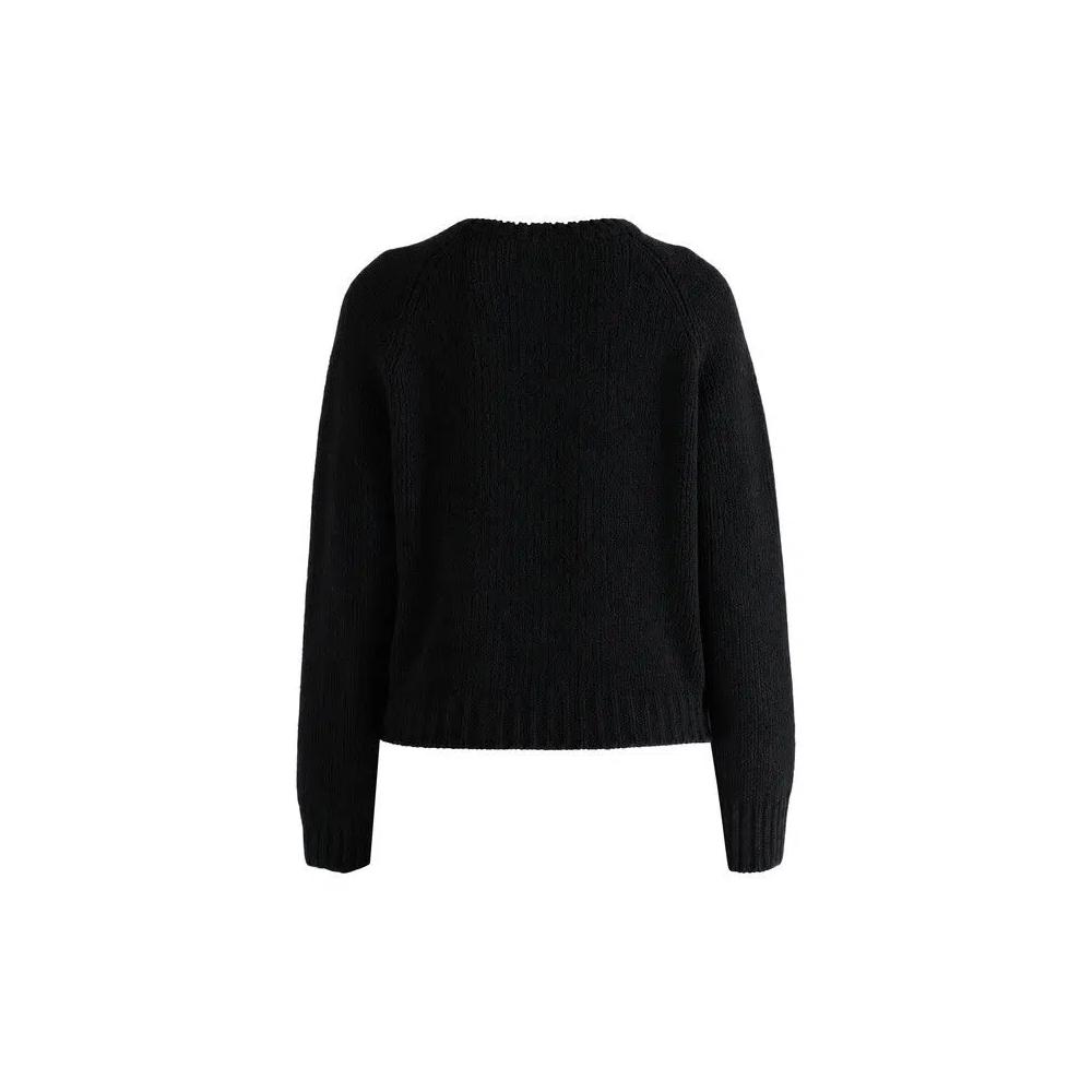 Свитер Auralee Cashmere Chenille Knit Pullover 'Black' 3