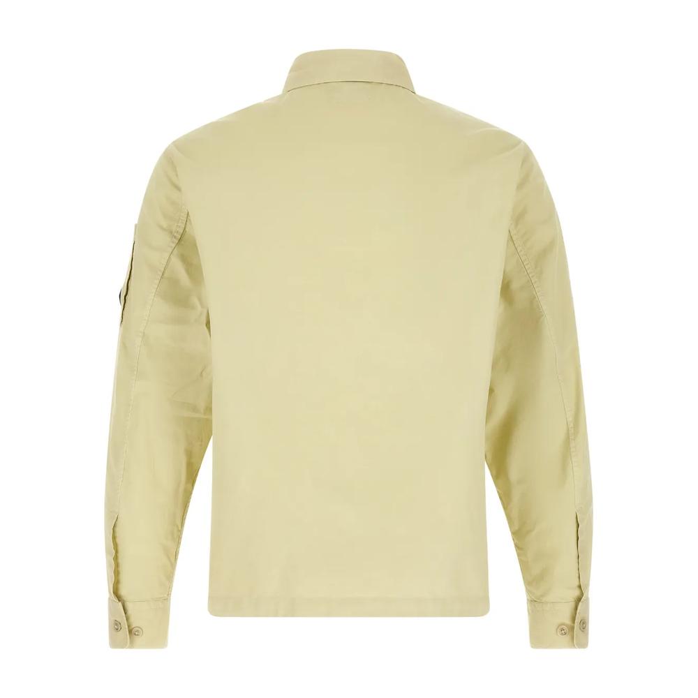 organic gabardine lens flap zip overshirt 2