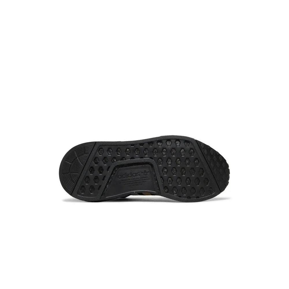 Кроссовки Adidas NMD_R1 'Black Gold Metallic' 4