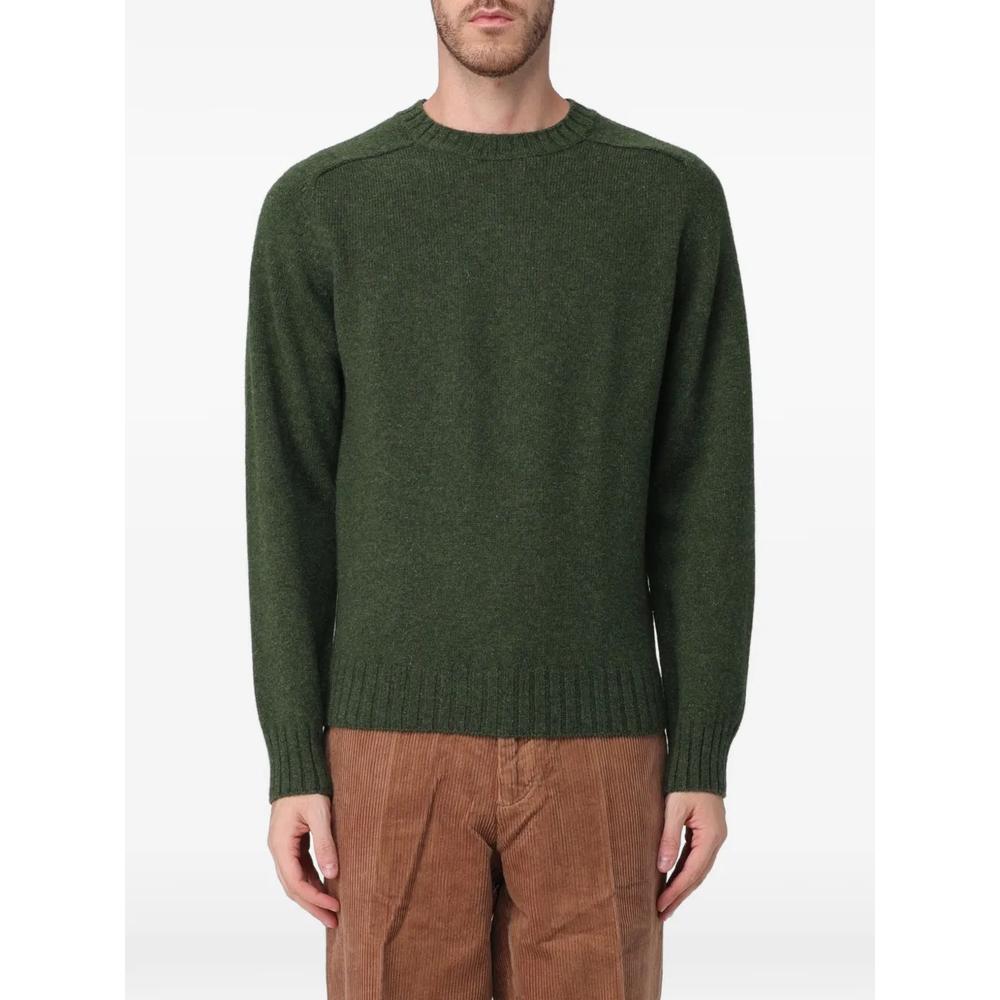raglan-sleeve ribbed-trim sweater 1