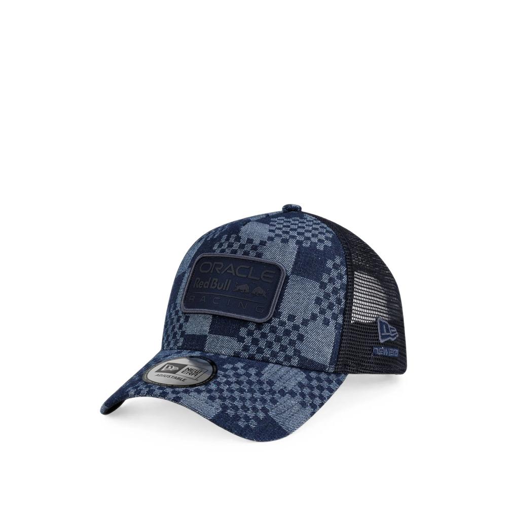 patterned denim E-Frame Red Bull F1 trucker cap 5