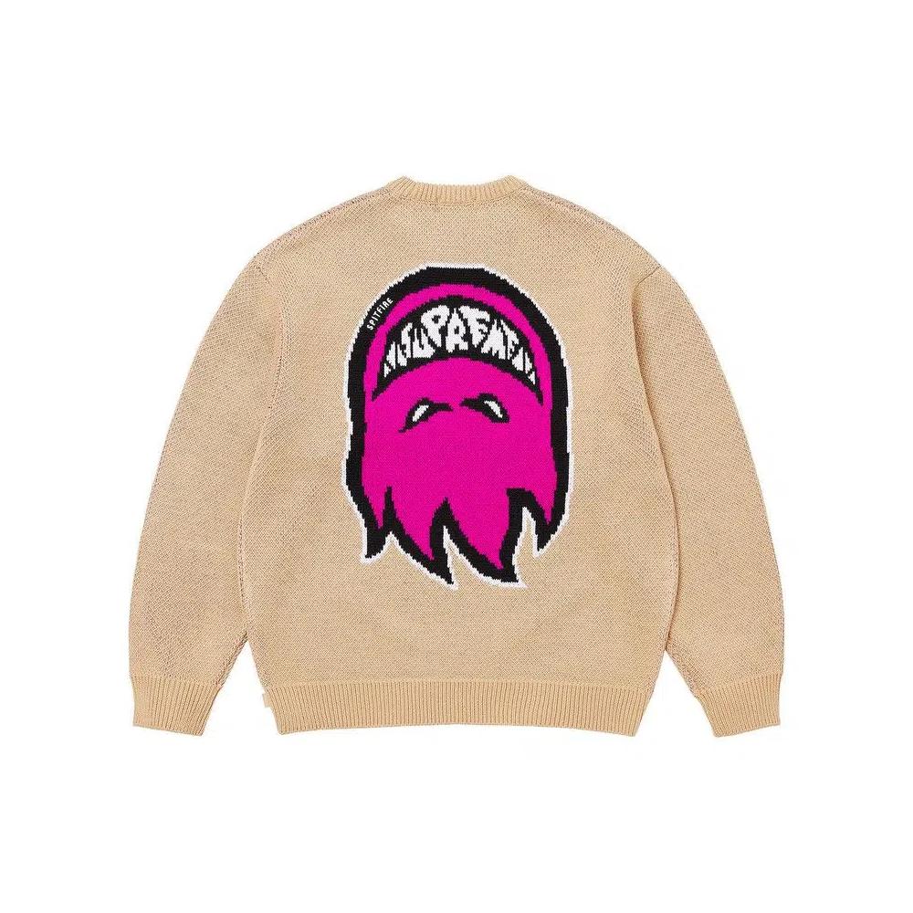 Свитер Supreme x Spitfire Sweater 'Light Tan' 2