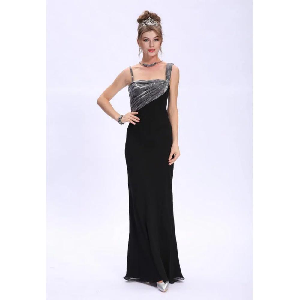Glamorous Вечернее платье из шифона с бисером 1
