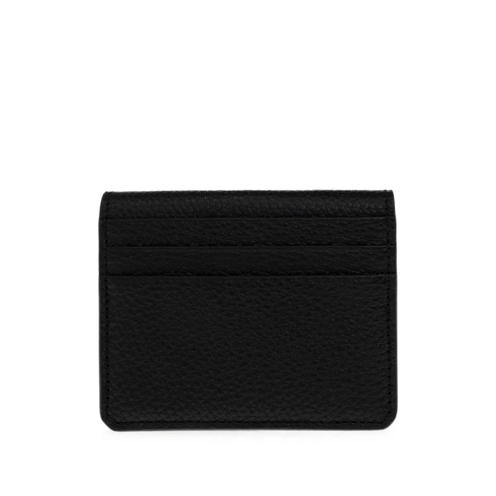 grained leather card holder 2