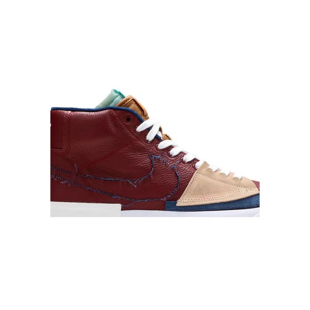 Кроссовки Nike Zoom Blazer Mid Edge SB 'Team Red Navy' 2