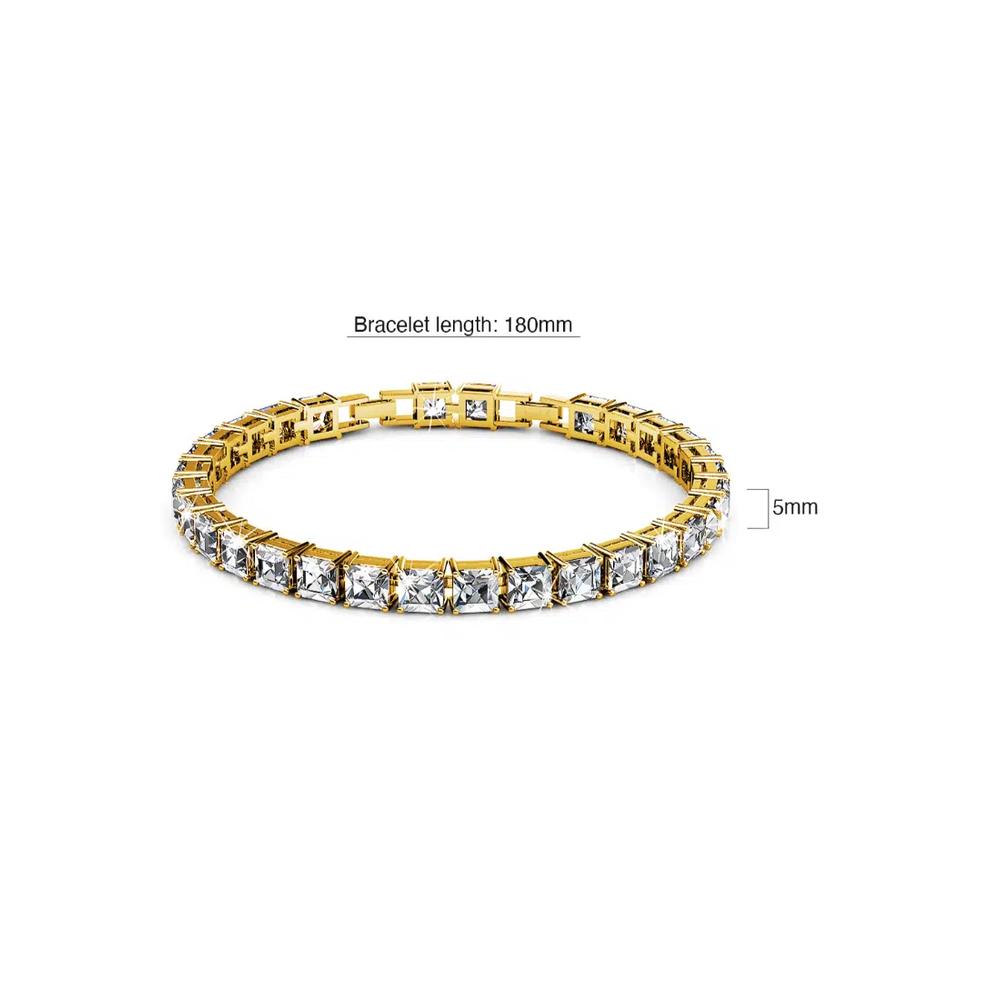 Браслет-теннис Alysa с кристаллами SWAROVSKI® 4