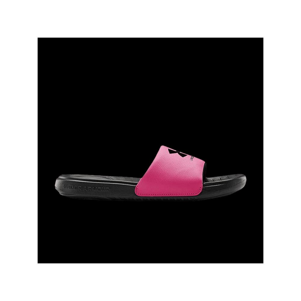 Шлепанцы Under Armour Ansa Fixed Slides GS 'Black Pink Surge' 1