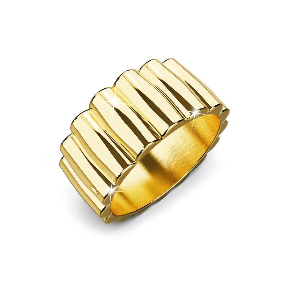 Aurum Кольцо круглое с золотым слоем 1