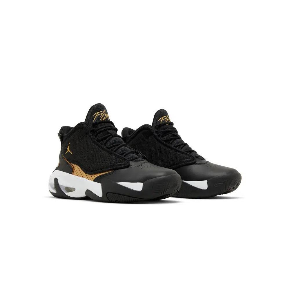 Кроссовки Air Jordan Max Aura 4 GS 'Black Metallic Gold' 8