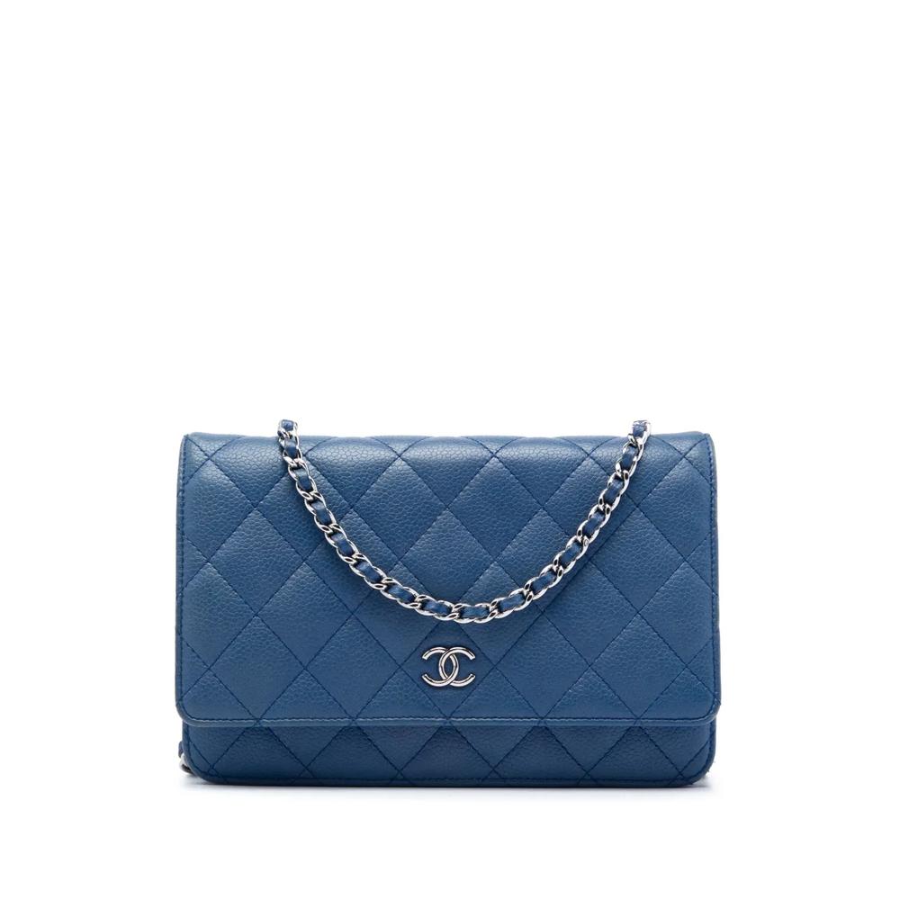Сумка через плечо CC Quilted Caviar Wallet on Chain (2008-2009 годы) 1
