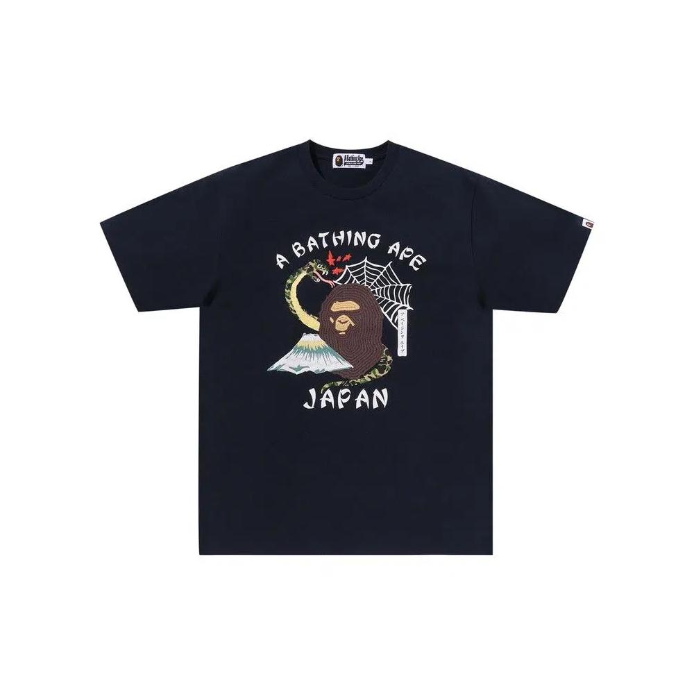 Футболки BAPE Japanese Culture Tee 'Navy' 1