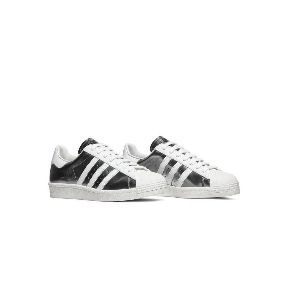 Кроссовки Prada x adidas Superstar 'Silver Metallic' 8