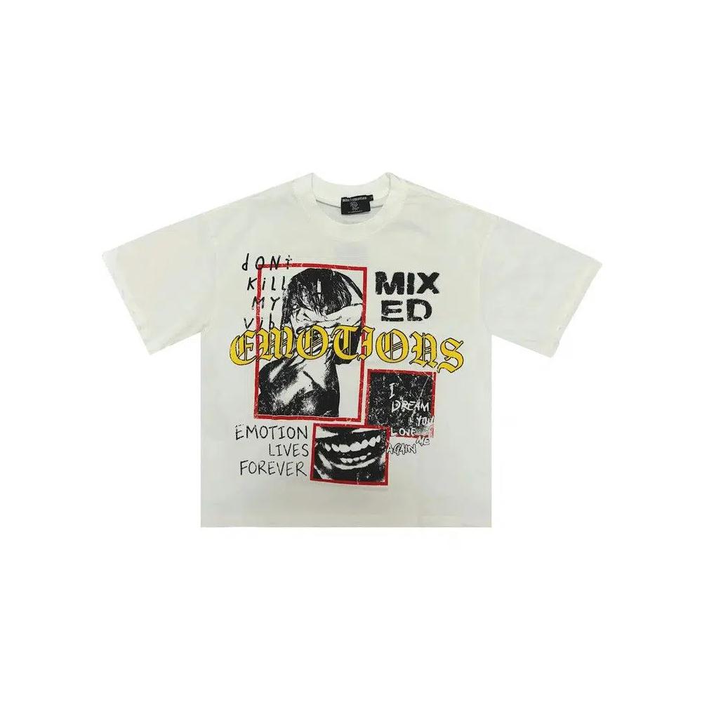Футболки с коротким рукавом Mixed Emotion Forever Tee 'Белый' 2