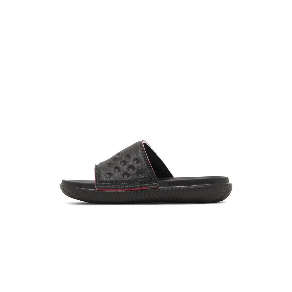 Слайды Air Jordan Play Slide GS 'Black University Red' 3