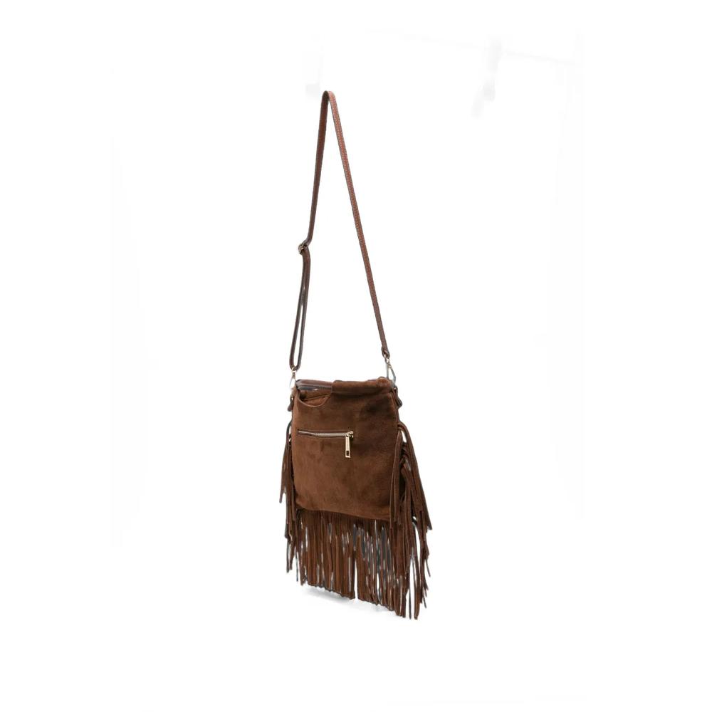 Cameliacm fringe-trim suede tote bag 2