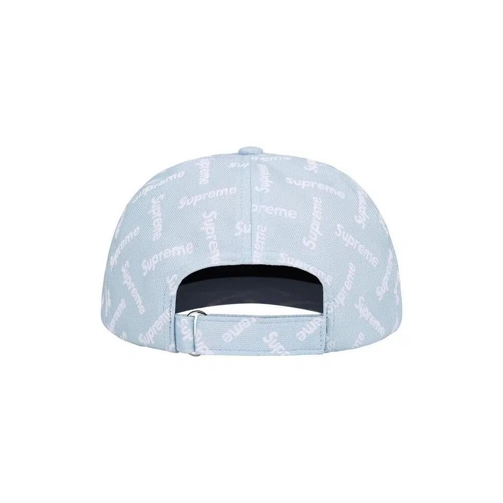 Кепки Supreme Monogram Jacquard 6-Panel 'Light Blue' 2