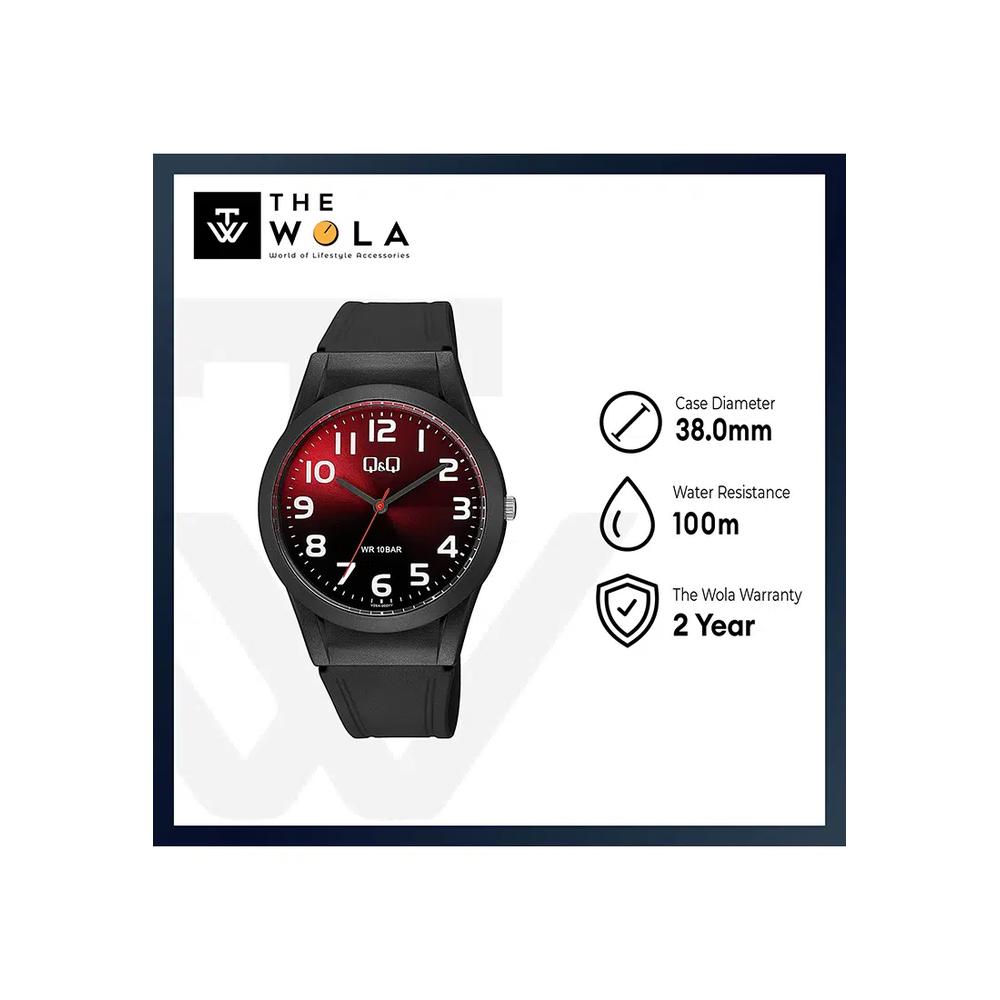 Часы Citizen V25A-002VY женские аналоговые с чёрным ремешком из смолы 2