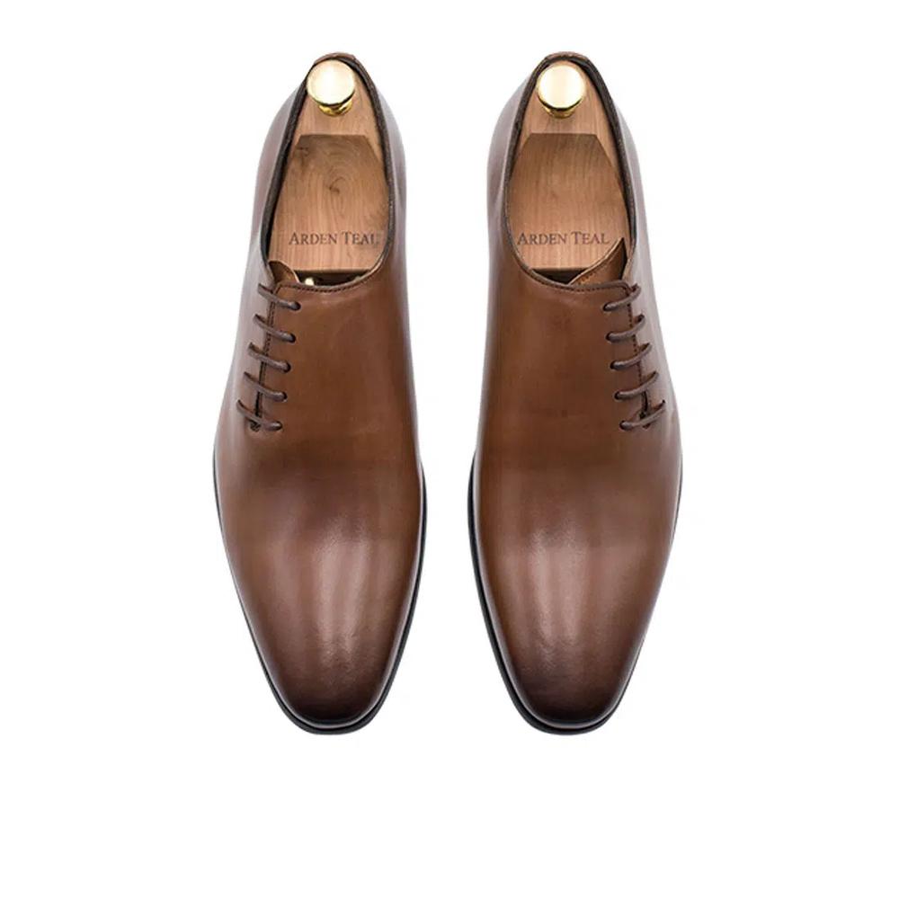 Calzada Wholecut Каштановые Оксфорды 6