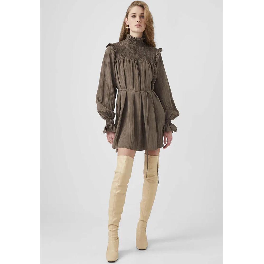 Мини-платье Boza Crinkle Smocked 4