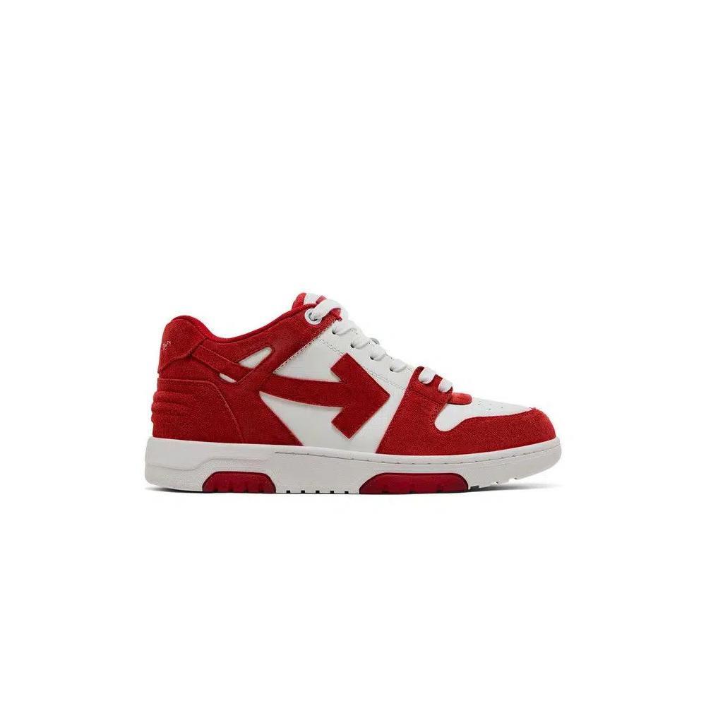 Кроссовки Off-White Out of Office 'Brick Red White' 1