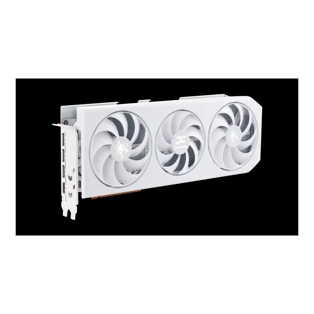 PowerColor Hellhound Spectral White AMD Radeon RX 9070 XT 16GB видеокарта 4