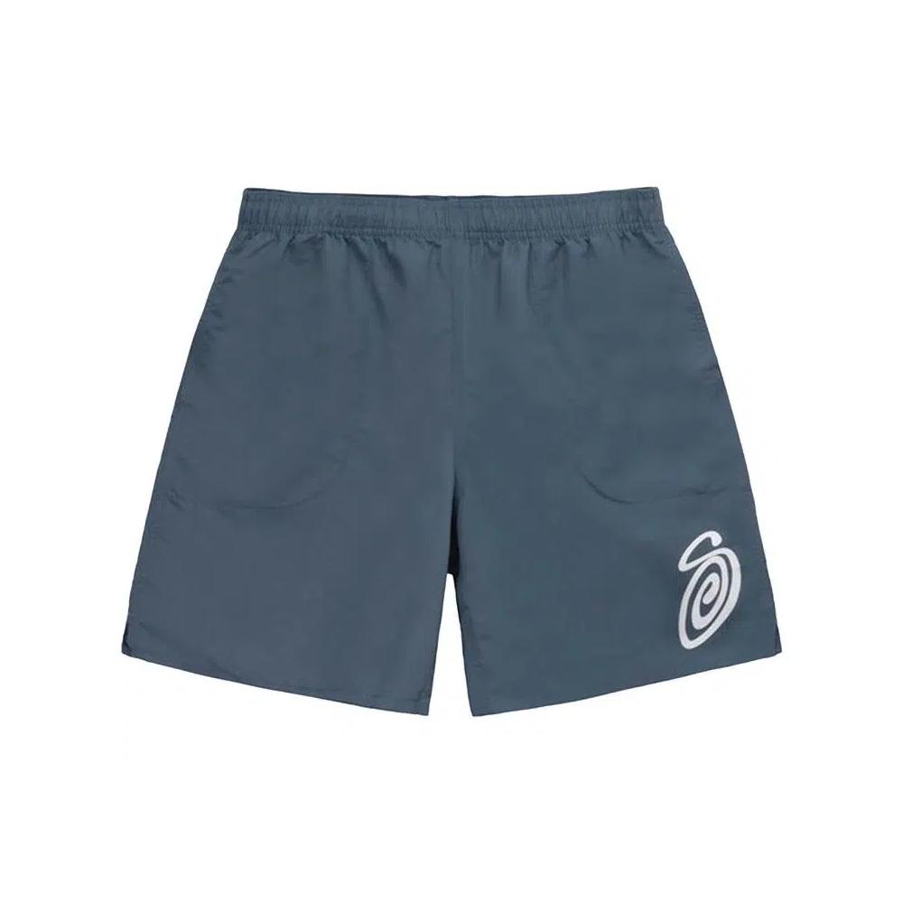 Плавки Stussy Curly S Water Short 'Washed Navy' 1