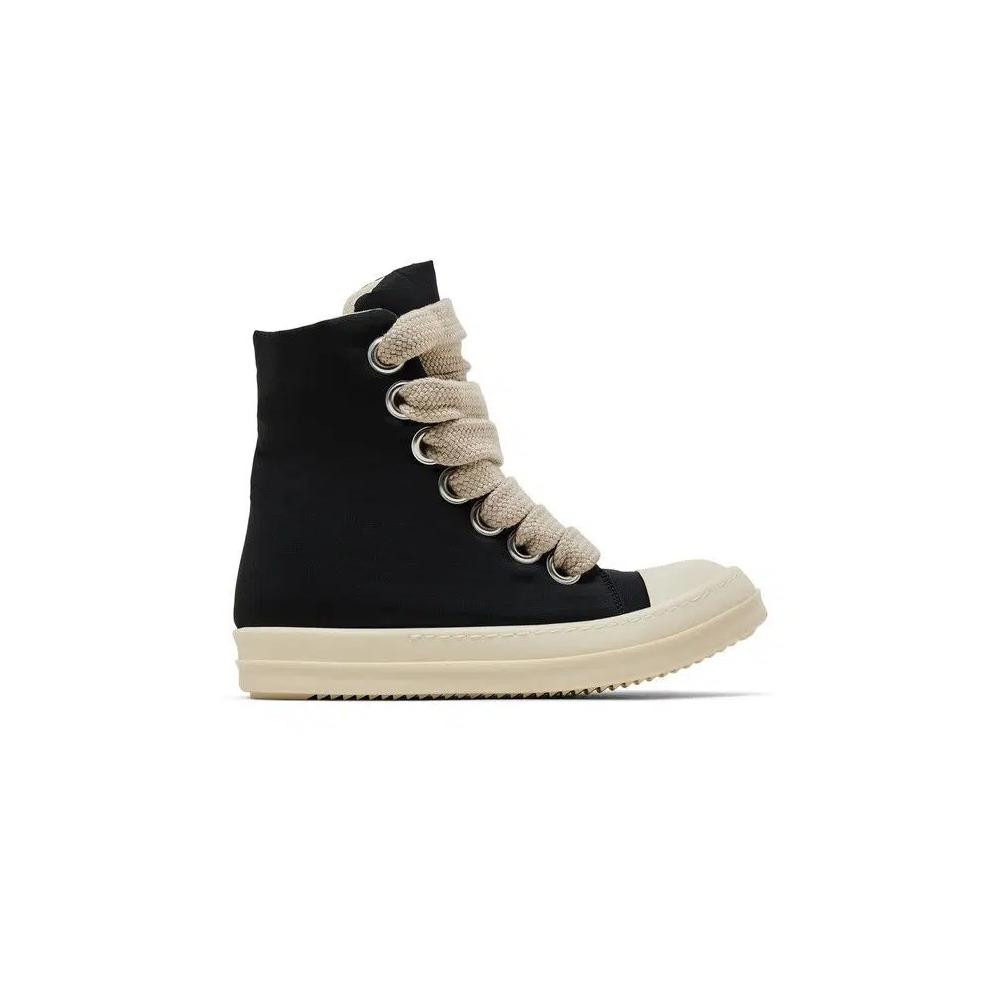Кроссовки Rick Owens Wmns DRKSHDW Hollywood Jumbo Lace Puffer High 'Black Milk' 1