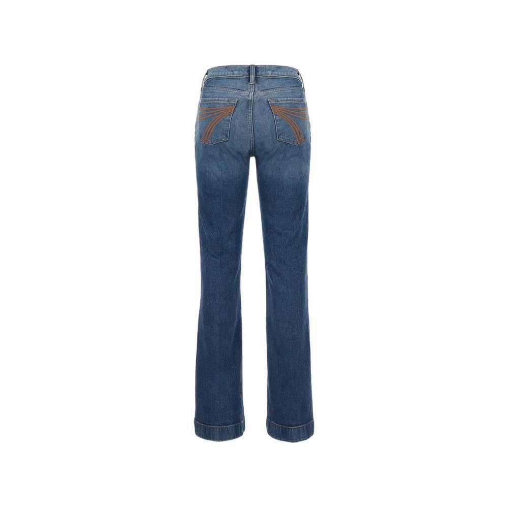 Джинсы bootcut с вышивкой 2