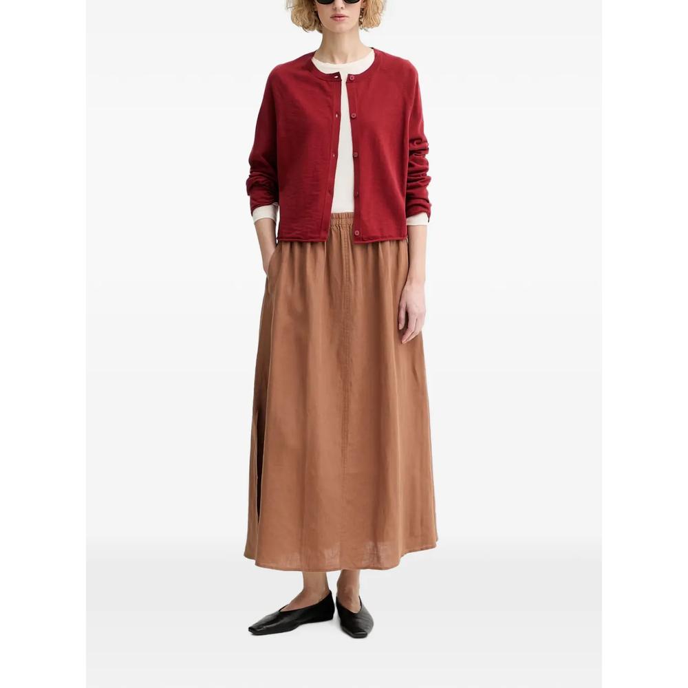 raglan-sleeve button-up cardigan 2