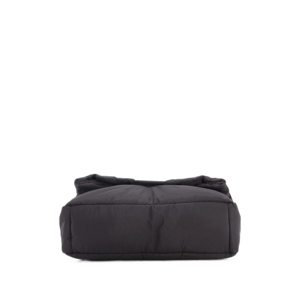 Monaco Chain Flap Nylon Large shoulder bag 4