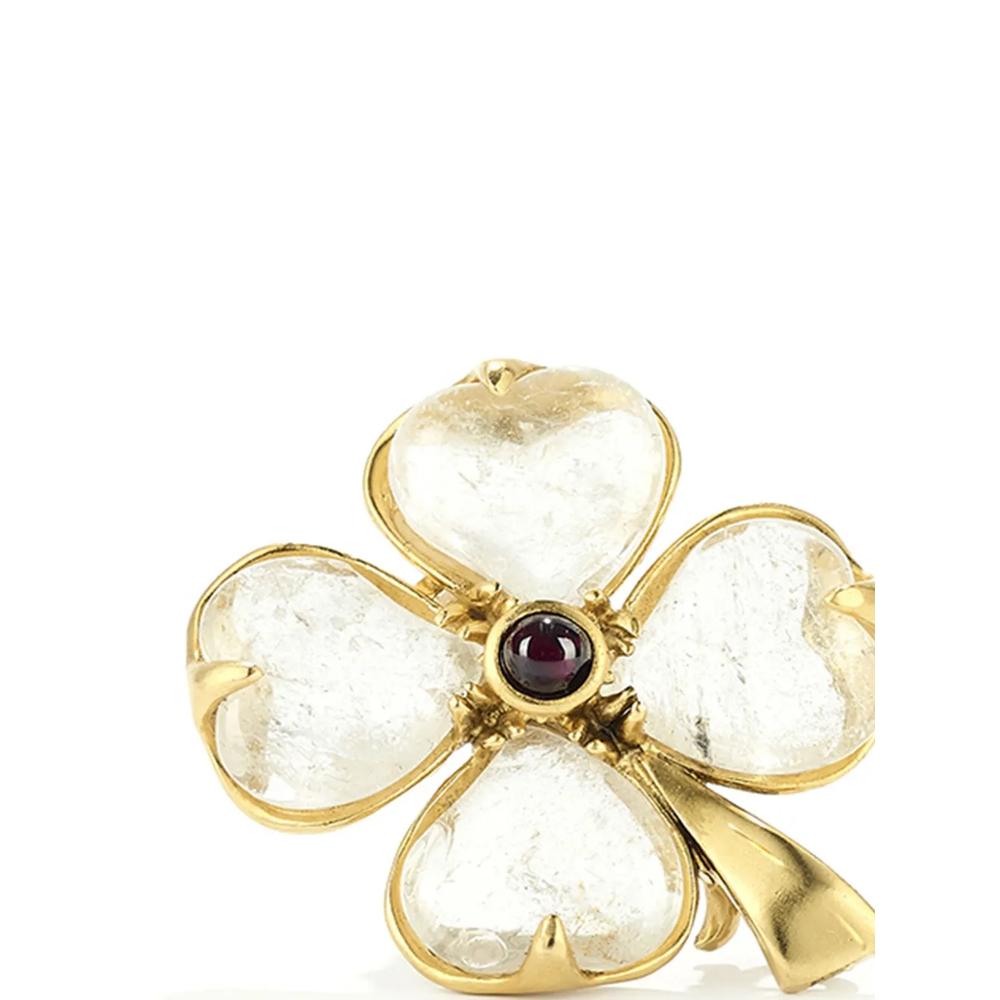 Trefle brooch 2