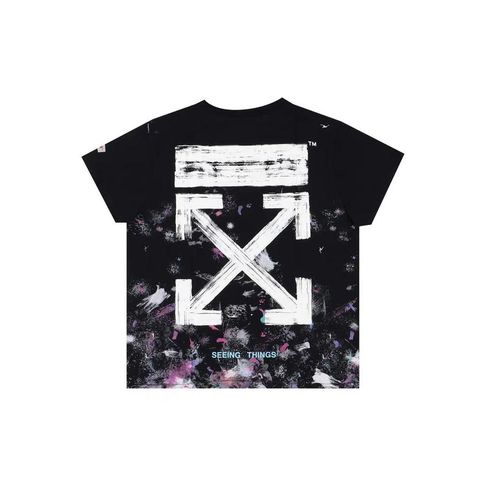 Футболки Off-White Seeing Things Washed T-Shirt 'Чёрный' 2