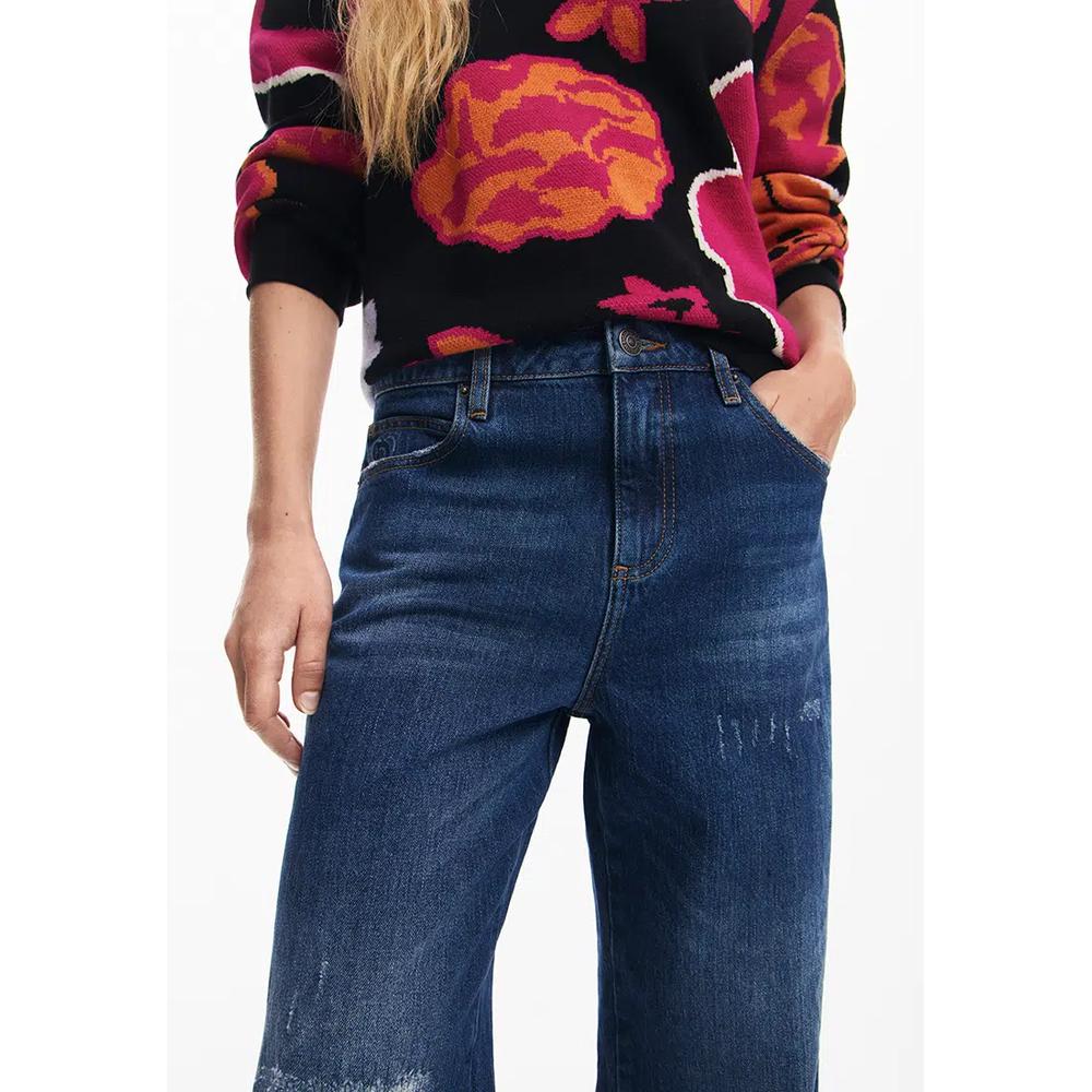 Desigual Женские джинсовые брюки-кюлоты. 4