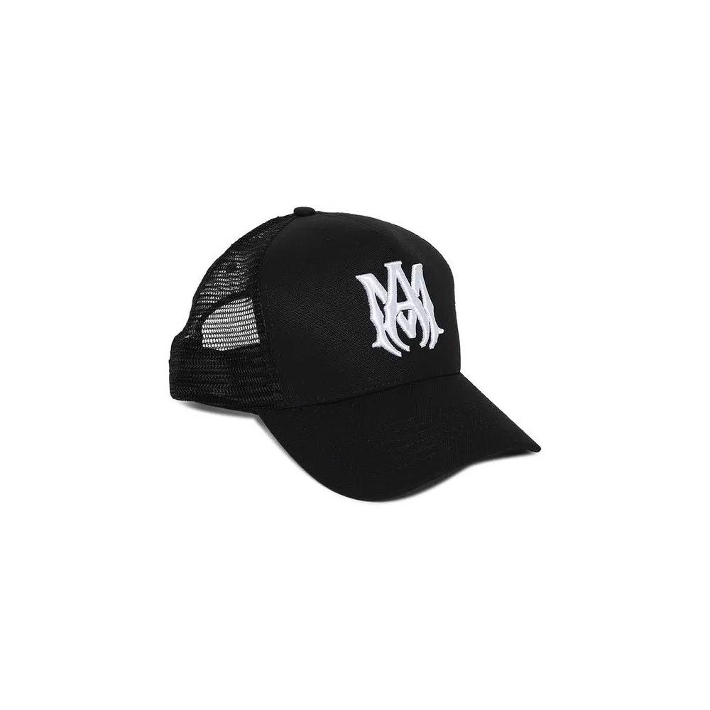 Кепки-тракеры Amiri MA Logo Trucker Hat 'Black/White' 2