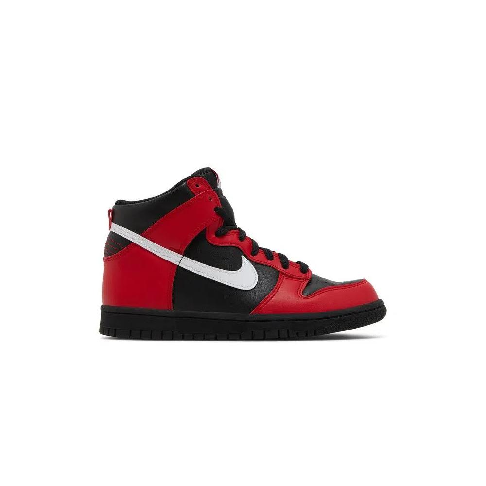 Кроссовки Nike Dunk High GS 'Black University Red' 1