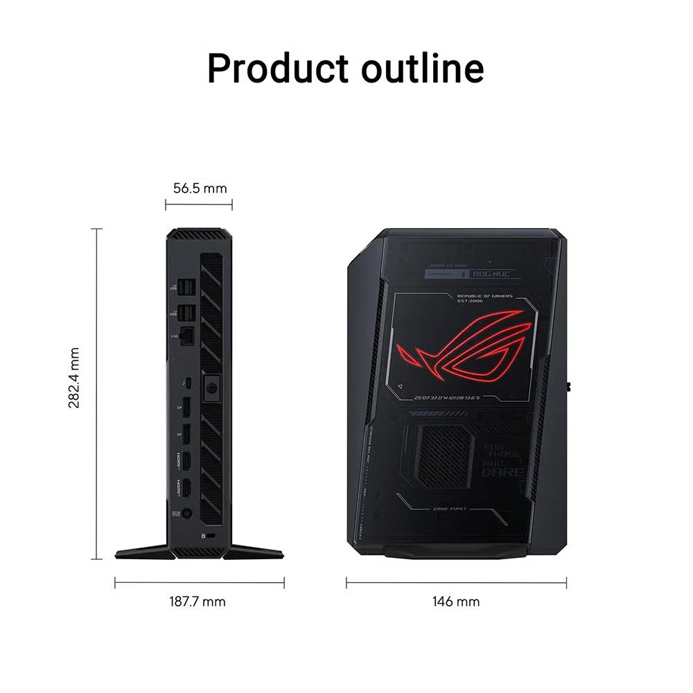 ASUS ROG NUC Gaming Mini PC игровой мини-компьютер 7