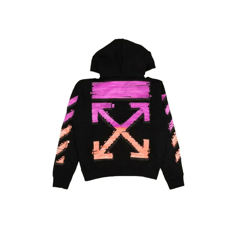 Худи Off-White Marker Slim Hoodie 'Black' 2