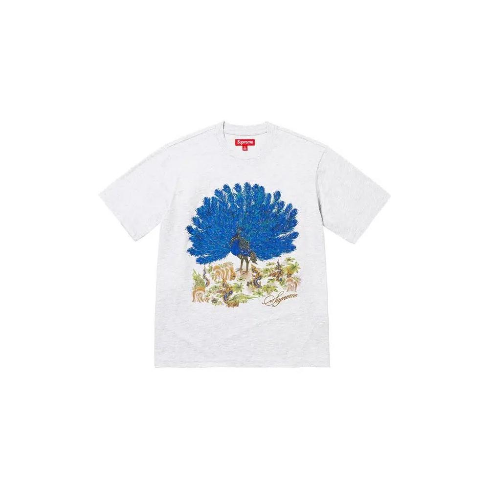 Рубашки и топы Supreme Peacock Short-Sleeve Top 'Ash Grey' 1