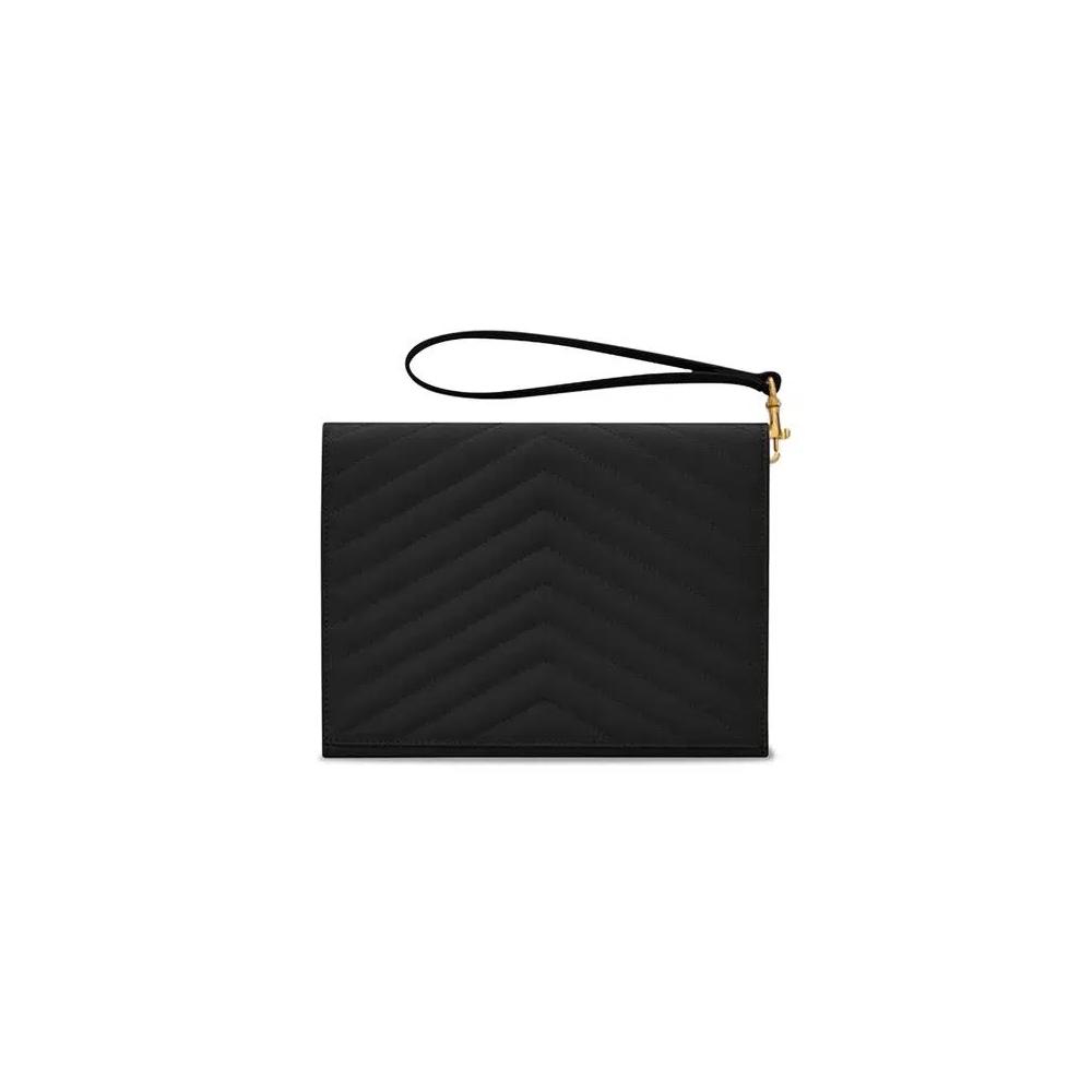 Сумки Saint Laurent Cassandre Matelassé Flap Pouch 'Черный' 2