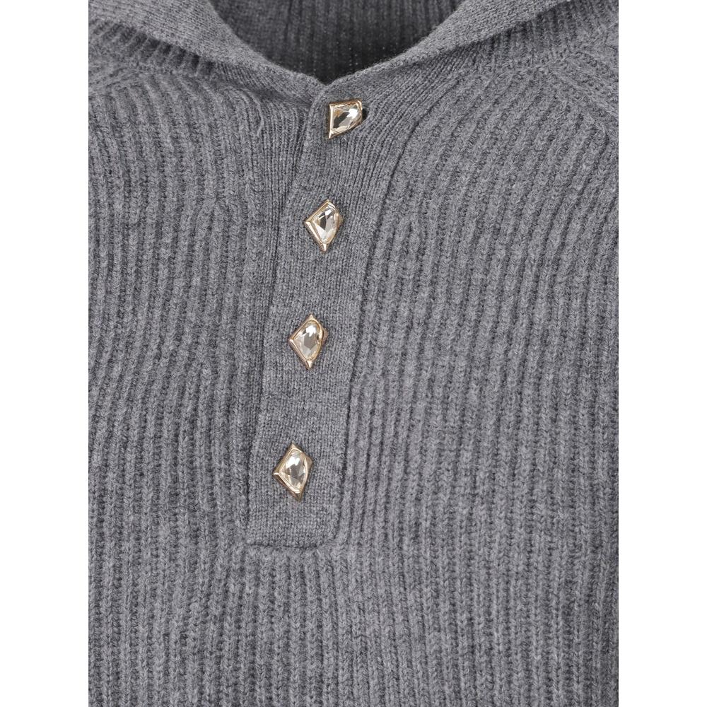 ribbed-knit crystal-embellished sweater 3